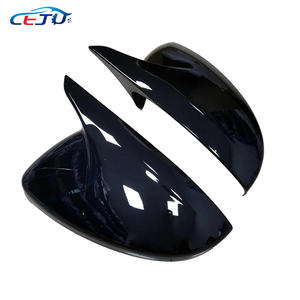 Cubierta de <span class=keywords><strong>espejo</strong></span> retrovisor de coche negro brillante aspecto de fibra de carbono estilo cuerno tapa de <span class=keywords><strong>espejo</strong></span> carcasa de <span class=keywords><strong>espejo</strong></span> para <span class=keywords><strong>Peugeot</strong></span> <span class=keywords><strong>308</strong></span> - Product Image 6