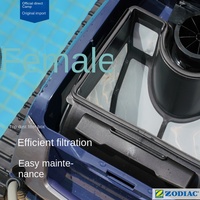 ZODIAC DUO-X COURONNE D'EAU Automatique Sans Fil Robot Aspirateur Utilisation Extérieure Murs D'escalade Piscine Outil De Nettoyage Accessoire