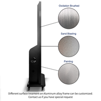 Écran tactile LCD Affichage numérique Kiosque Boîtier Smart TV pour l'éducation Magasin de détail Orientation avec support au sol