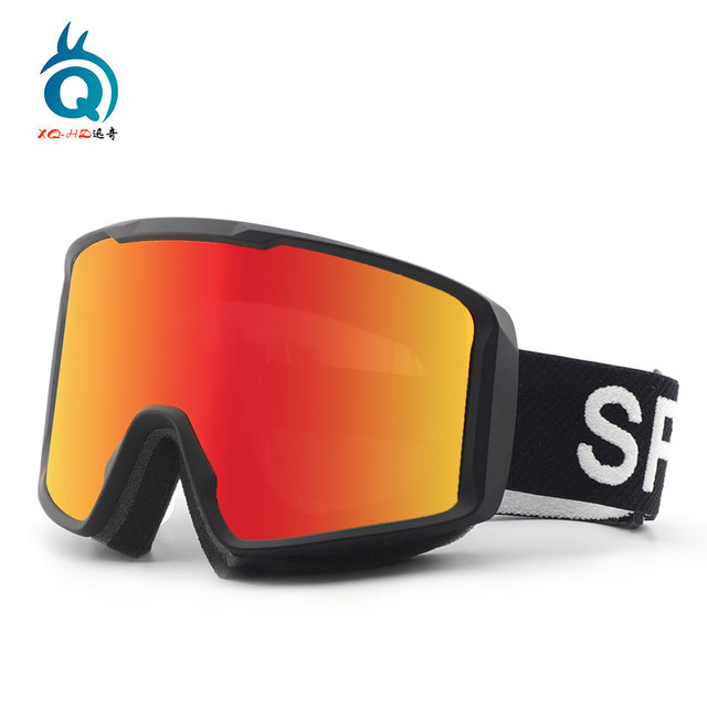 Custom logo Winter Sunglasses Oversize Snowboard Mask Goggles Ski Glasses Men's Snow Goggles Anti Fog Cylindrical Ski Goggles