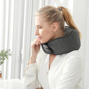 Almohada de masaje Fx en forma de U, masajeador de cuello gris oscuro de 26x26 con calefacción, recargable por USB para uso en el hogar y el coche - Product Image 5