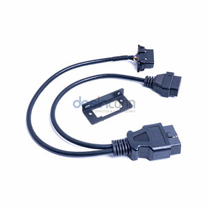 OBD2 16Pin kabel Splitter OBD 2 laki-laki ke perempuan dengan braket bawah dasbor untuk semua mobil - Product Image 2