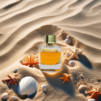 Diffuseur de parfum en verre YAN 120 ml avec bâtonnets en bois, huile essentielle pour la maison, parfum, couleurs noir et brun, bouchon en liège, étiquette incluse