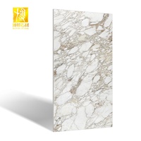 BOTON STONE Conçu Dalle de finition de mur intérieur 600x600 Carreaux de mur de dalle aspect marbre émaillé poli