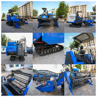 Moissonneuse-batteuse riz et maïs 88/102/112 CV pour terres agricoles humides, moteur comme composant essentiel