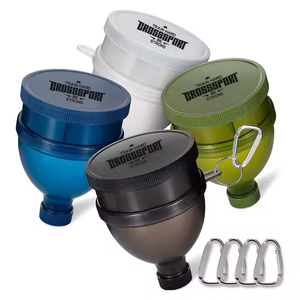 <span class=keywords><strong>Mini</strong></span> Recipiente Portátil de Plástico para Proteína em Pó com Funil e Logo Personalizado <span class=keywords><strong>Mini</strong></span> Garrafa de Armazenamento - Product Image 1