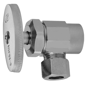 Robinet d'arrêt <span class=keywords><strong>multi</strong></span>-tours sans plomb - Raccord à compression - Product Image 4