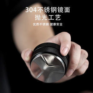 แทมเปอร์กาแฟอิตาลี 51 มม. 53 มม. 58 มม. สแตนเลสสตีล พร้อมด้ามจับไม้ สำหรับทำเอสเพรสโซ - Product Image 4
