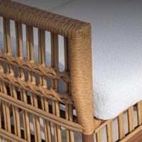 Ensembles de jardin design, chaise de patio, table de jardin, ensemble de canapé en rotin pour le loisir, mobilier d'extérieur en osier et rotin