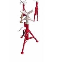 Étau de banc pliable manuel en V 1107F, support de tuyau réglable en hauteur pour charge de 12 pouces 1200 kg