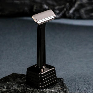 Maquinilla de Afeitar Ecológica de Doble Hoja, Diseño Innovador, Cabezal de Seguridad para Cara, Piernas y Cuerpo, Acero Inoxidable, para Hombres y Mujeres - Product Image 1