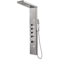 Mélangeur de douche cascade en acier inoxydable Offre Spéciale pommeaux de douche à effet pluie en aluminium colonne de panneaux de douche muraux