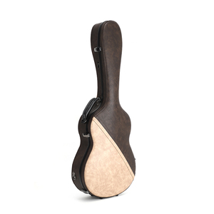 Start75-C Rm Instrument <span class=keywords><strong>de</strong></span> musique arc-en-ciel personnalisé en <span class=keywords><strong>fibre</strong></span> <span class=keywords><strong>de</strong></span> <span class=keywords><strong>verre</strong></span> deux couleurs combinaison couverture en cuir <span class=keywords><strong>guitare</strong></span> électrique étui rigide - Product Image 1