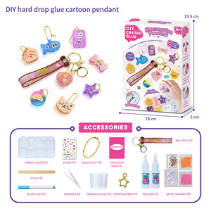 Kits de Arte con Resina Epoxi Yicheng, Lindos Colgantes Decorativos de Plástico con Diseño de Dibujos Animados, para Niños de <span class=keywords><strong>4</strong></span>+ Años y Adultos, Manualidades - Product Image 6
