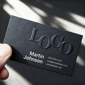 Customized Logo Luxury Business Cards Thank You for Your Business Quality Business Card Printing with Luxury Hangtags