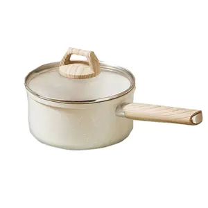 outdoor Stainless Steel Milk industrial cooking Pot Non-stick Induction Home Use Milk Pots commercial boiling pot pan