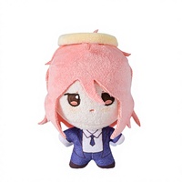 Porte-clés en peluche personnalisé, figurine anime, breloque de sac, figurine en peluche douce, mini pendentif pour cadeau et usage quotidien
