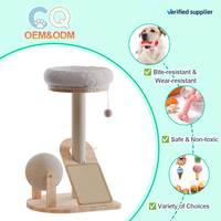 2026 C&Q OEM Tour griffoir classique pour chat en papier de bambou écologique, multifonctionnel, toutes saisons, automatique