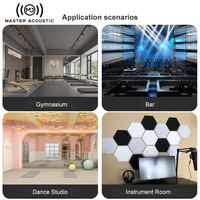 Material a prueba de sonido MASTER ACOUSTIC Alfombrillas aislantes de sonido absorbentes de golpes almohadillas absorbentes de sonido para suelo