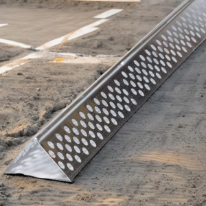 Cuentas de ángulo de yeso perforado de aluminio con cuentas de esquina de yeso de malla, cuentas de esquina de metal de yeso para pared externa - Product Image 6