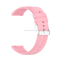 Vente en gros de bracelet souple 16mm 18mm 20mm 22mm Bracelet de montre intelligente sport Remplacement rapide Bracelet réglable plat en caoutchouc de silicone
