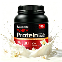 Poudre de protéines de lactosérum OEM 2LB pour la construction musculaire et la récupération après l'entraînement, complément nutritionnel sportif pour hommes et femmes