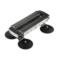 Feux stroboscopiques LED haute performance 12V 24V, super lumineux, barre lumineuse tout-terrain multi-usages, 4 côtés, 16 motifs