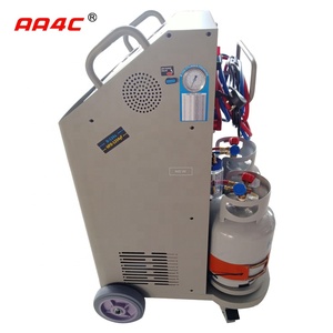 Machine de récupération de climatisation automobile AA4C double <span class=keywords><strong>gaz</strong></span> R134a <span class=keywords><strong>1234yf</strong></span>, machine de recyclage de climatisation automobile, changeur de liquide de refroidissement pour véhicules - Product Image 4