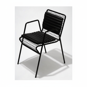 Chaise en fil de fer meubles d'hôtel chaise de salle à manger en fer chaise en fil métallique intérieure extérieure décoration de fête de mariage de bonne qualité - Product Image 1