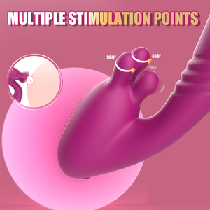 Vibrador de silicona médica S-Hande para masaje vaginal, estimulación del punto G y empuje, máquina dildo, mini pistola de masaje, seis videos para chicas y mujeres - Product Image 6