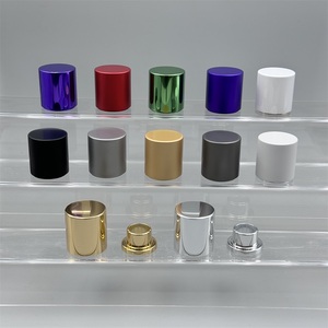 Tapa de perfume magnética de aluminio negro mate de gama alta de 15mm <span class=keywords><strong>13</strong></span>/15FEA tapón de botella de alta calidad para botellas y embalaje - Product Image 4