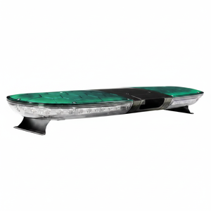 Barre lumineuse LED légère pleine taille pour véhicule funéraire, modèle E-128, pour toit, 123x29x6.5cm, Ileritraffic, 9kg, en polycarbonate - Product Image 2