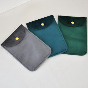 Kare altın yapış kadife takı ruj parfüm için saklama çantası özel Logo Vintage stil hediye ambalaj küçük boy toptan - Product Image 4