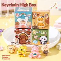 Kawaii Anime Creatieve plastic sleutelhanger voor kinderen, praktische prijzen, klasbeloning, leerlingenhanger, kleuterschool cadeau, pop