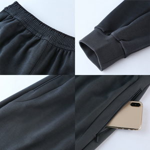 Conjunto Deportivo de Otoño Invierno 2025 para Hombre, de Secado Rápido, Peso Medio, con Capucha, Traje de Entrenamiento, Logotipo Personalizado, Elástico, Venta al Por Mayor de Fábrica - Product Image 6