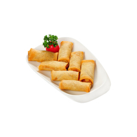 Vente en gros de rouleaux de printemps chinois salés halal surgelés en sachet pour adultes et restaurants 200g