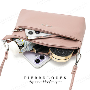 Pierre Loues Shell Shaped Crossbody <b>Bag</b> Zipper Closure Detachable Strap Women's Shoulder <b>Bag</b> Everyday Use - Product Image 3