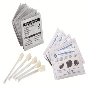 Chiffon de lingettes humides pour imprimante thermique à solvant de nettoyage, écouvillon de carte de nettoyage pour kits de nettoyage Evolis - Product Image 2