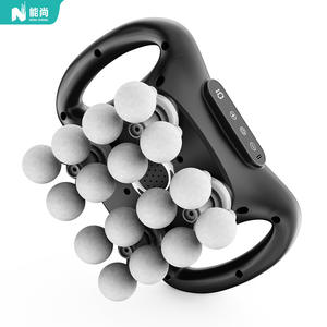 Pistolet de massage puissant à 4 têtes, rechargeable, pour soulager les muscles profonds du dos et des jambes, avec moteur sans balais et 12 niveaux de vitesse - Product Image 2