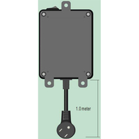 Régulateur de tension électronique automatique monophasé AC Konstar KAB15A-3F-15R-UCA 15A 50/60Hz avec LED de protection contre les surcharges et les sous-tensions