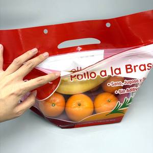 Custom <strong>Printed</strong> Twisted Handle Bag for Grapes Perforated Bags for Fruits and <strong>Vegetables</strong> Biodegradable Grape Bag - Product Image 6