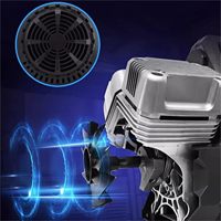 300L Fast Inflating 12V Cabled Heavy Duty Car Tyre Compressor With Double Cylinders Fast Inflating Car Inflator Speed