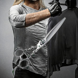 6 Inch 440C Stainless Steel Thinning Hairdressing Barber Japanese <b>Hair</b> Cutting Professional <b>Scissors</b> 30 Teeth - Product Image 2