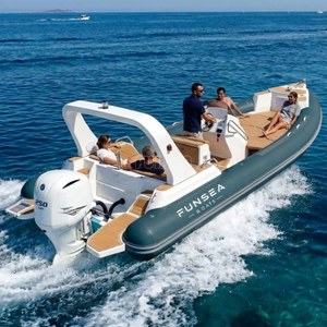 25 <span class=keywords><strong>pieds</strong></span> 7.6 mètres de modèle de bateau à côtes de luxe RIB760 tube gonflable en PVC Hypalon de haute qualité avec coque rigide en fibre de verre à bon prix - Product Image 3