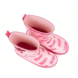 Hot <strong>Sale</strong> Kids Rubber Rain Shoes for Outdoor Rainy Pink <strong>Wellington</strong> <strong>Boot</strong> Toddler Waterproof Lightweight Cotton Lining Rain <strong>Boots</strong> - Product Image 5