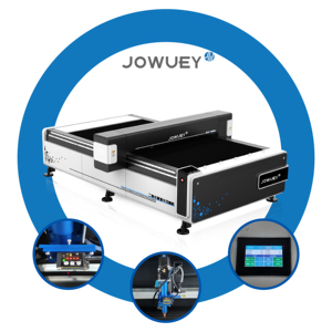 Máquina de Corte Láser CO2 Industrial CNC Jowuey 1325 con Seguimiento Automático para Procesamiento Continuo de Madera y Acrílico - Product Image 1
