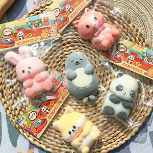 ของเล่นบีบแฮมสเตอร์ โอเชียนซีล กระต่าย แพนด้า ของเล่นบีบโมจิสำหรับเด็ก ของเล่นบีบโมจิแบบกำหนดเอง ทำจากวัสดุ TPR และซิลิโคน - Product Image 4