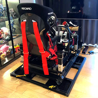 aluminium simulateur de cockpit de course siège voiture conduite simulateur de course jeu de cockpit simulateur de course