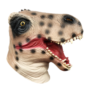 Masque de crâne effrayant en latex naturel, accessoire de costume d'horreur pour Halloween, pour enfants et adultes, masque de tyrannosaure - Product Image 1