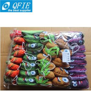 Mini mignon coloré légumes et fruits en peluche porte-clés éducatif jouets EN71 certifié pour distributeur automatique - Product Image 4